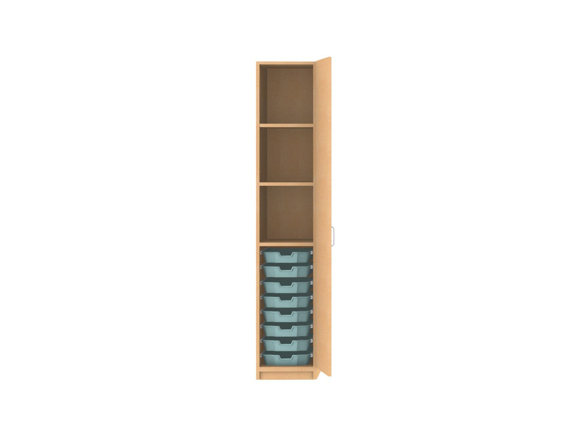 Materialschrank für 8 CS1 oder 4 CS2 Boxen