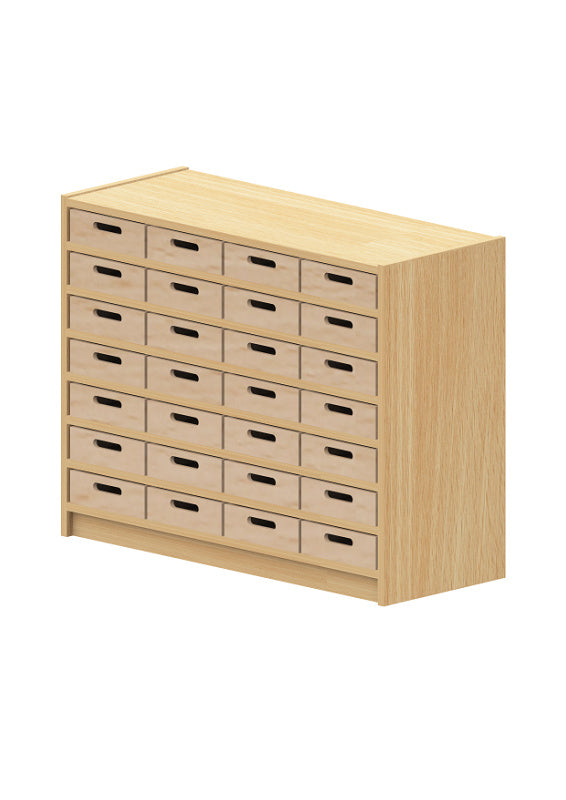 Unterschränke mit Materialkästen