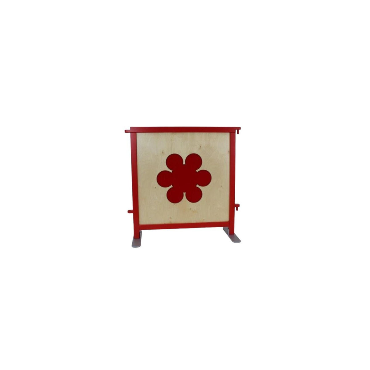 Mini-Raumteiler Holzwand mit Blume