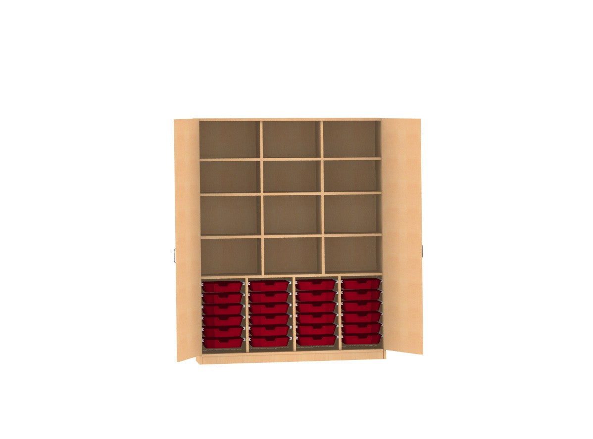 Materialschrank für 24 CS1 oder 12 CS2 Boxen