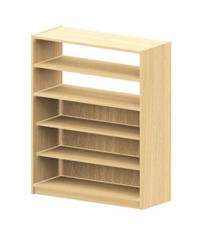 Kita Möbel Hochschrank aus Holz Buche Hell mit Regalteil und verschiedenen Ausführungen