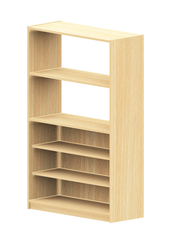 Kita Möbel Hochschrank aus Holz Buche Hell mit Regalteil und verschiedenen Ausführungen