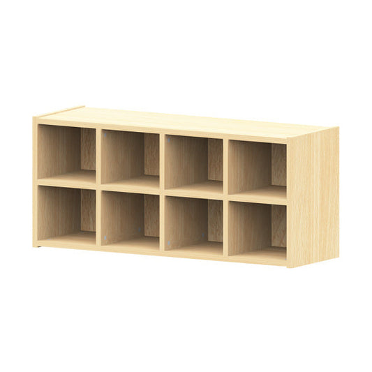 Kita Möbel Windelregal Buche Hell 8 Fächer 102x45x32 cm Kindergartenmöbel Schulmöbel Naturholz aus Deutschland