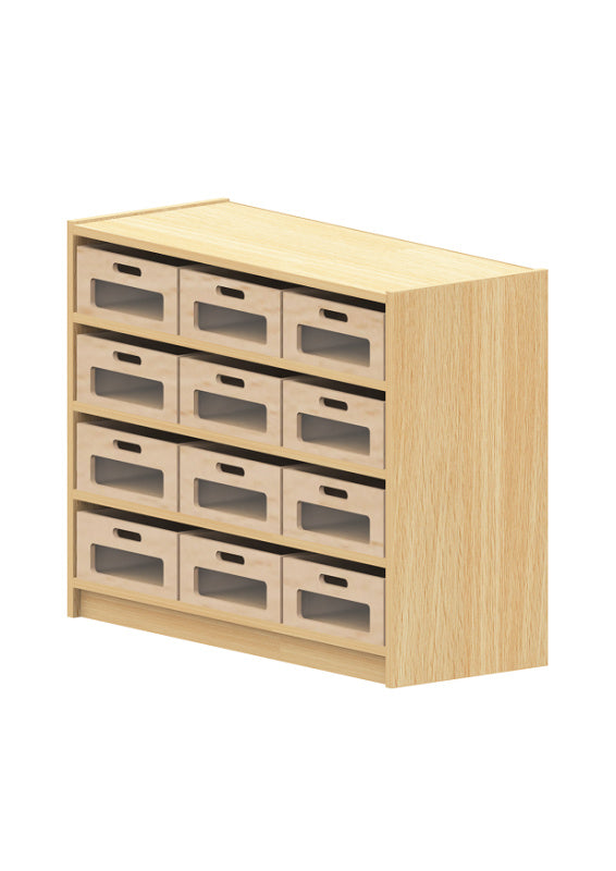Unterschränke mit Materialkästen