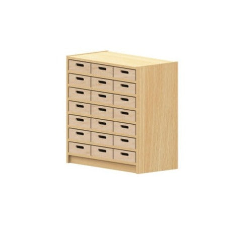 Unterschränke mit Materialkästen