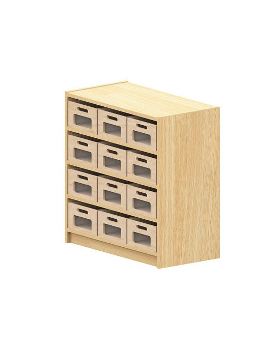 Unterschränke mit Materialkästen